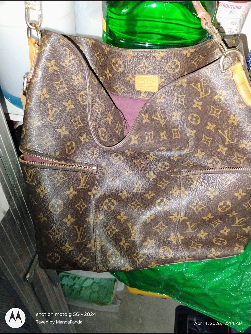 Louis Vuitton Monogram Canvas Brown & Tan Hobo Shoulder Bag - Picture 11 of 11